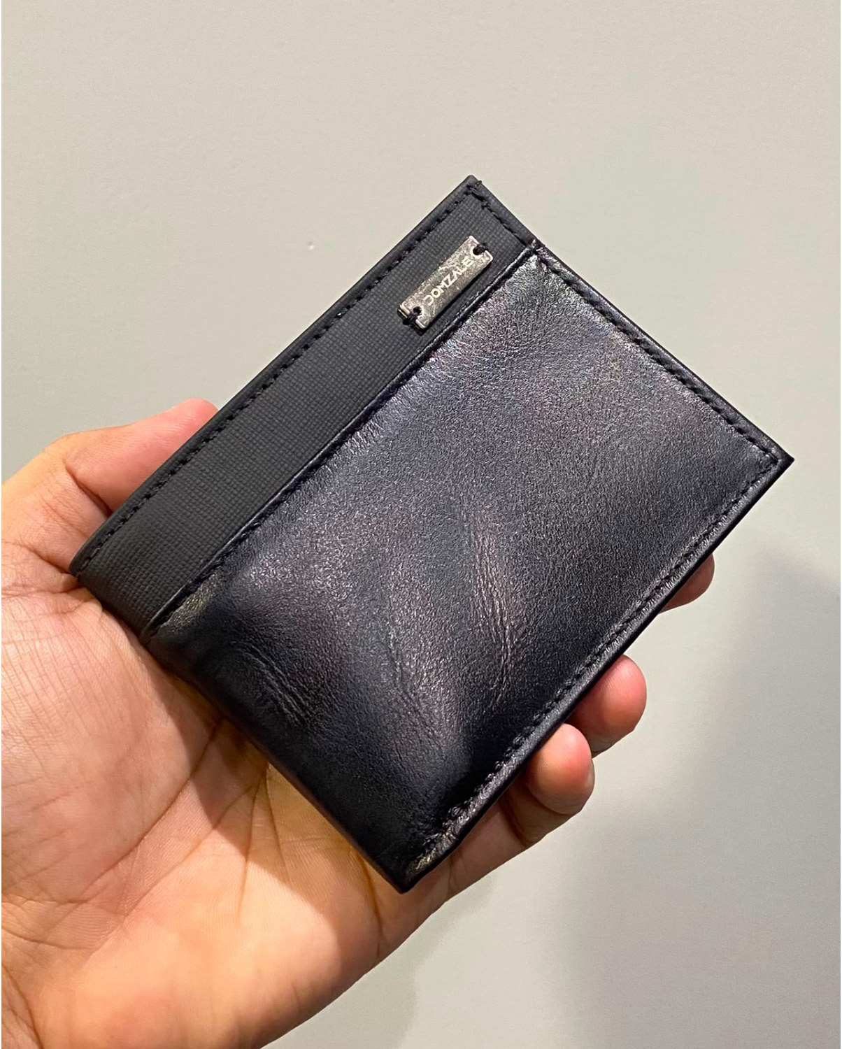 Carteira Masculina Couro Domzale Ref.22602 — Preto