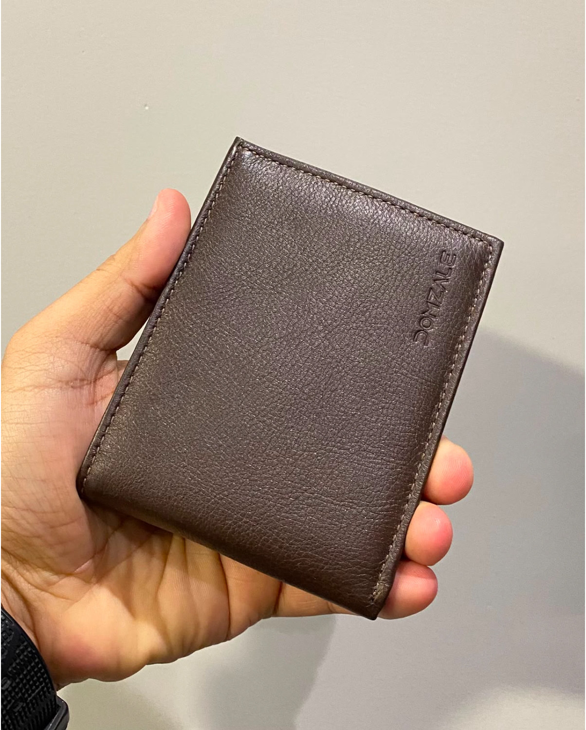Carteira Masculina Couro Domzale Ref.22909 — Café